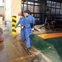 Hudong-Zhonghua Shipbuilding group test high pressure hot and cold washer machine completely