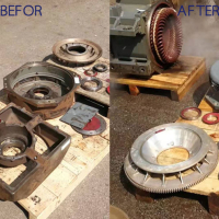 Subway special motor rotor cleaning