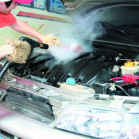 What is LPG steam cleaner difference with the traditional wash machine with bolier